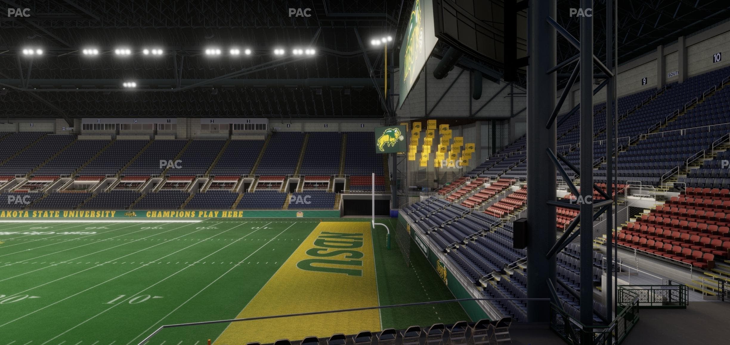 Fargodome - Section Elevated 13 Seat View
