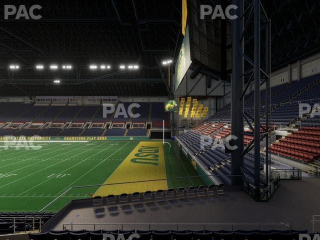 Fargodome - Section Elevated 13 Seat View