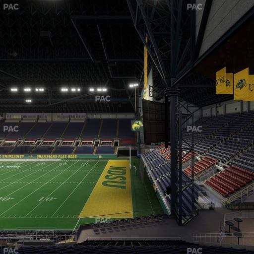Fargodome - Section Elevated 13 Seat View