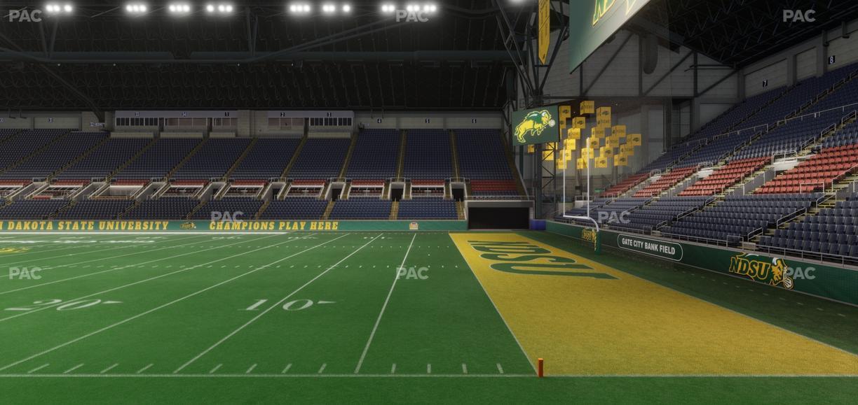 Fargodome - Section Elevated 14 Seat View
