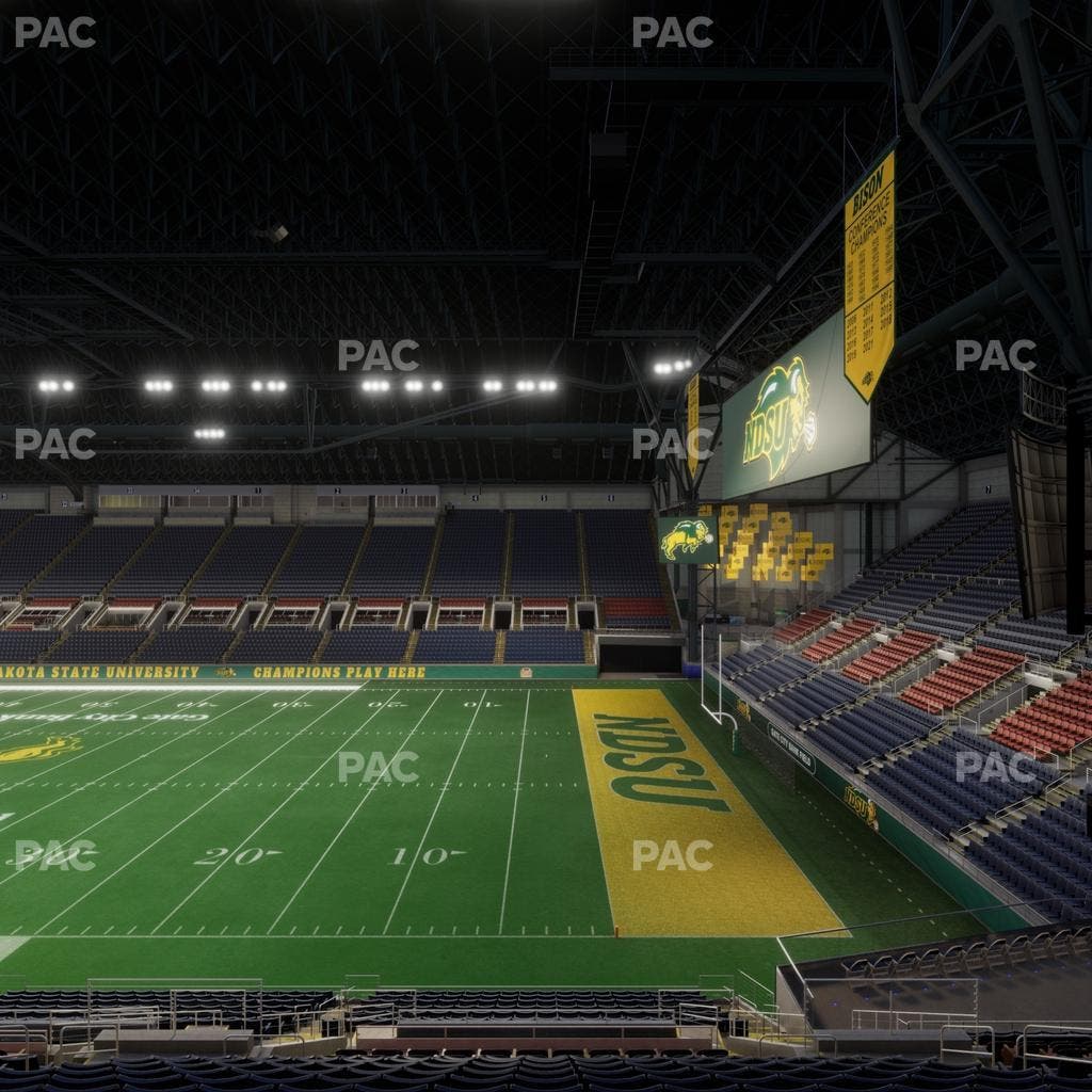 Fargodome - Section Elevated 14 Seat View