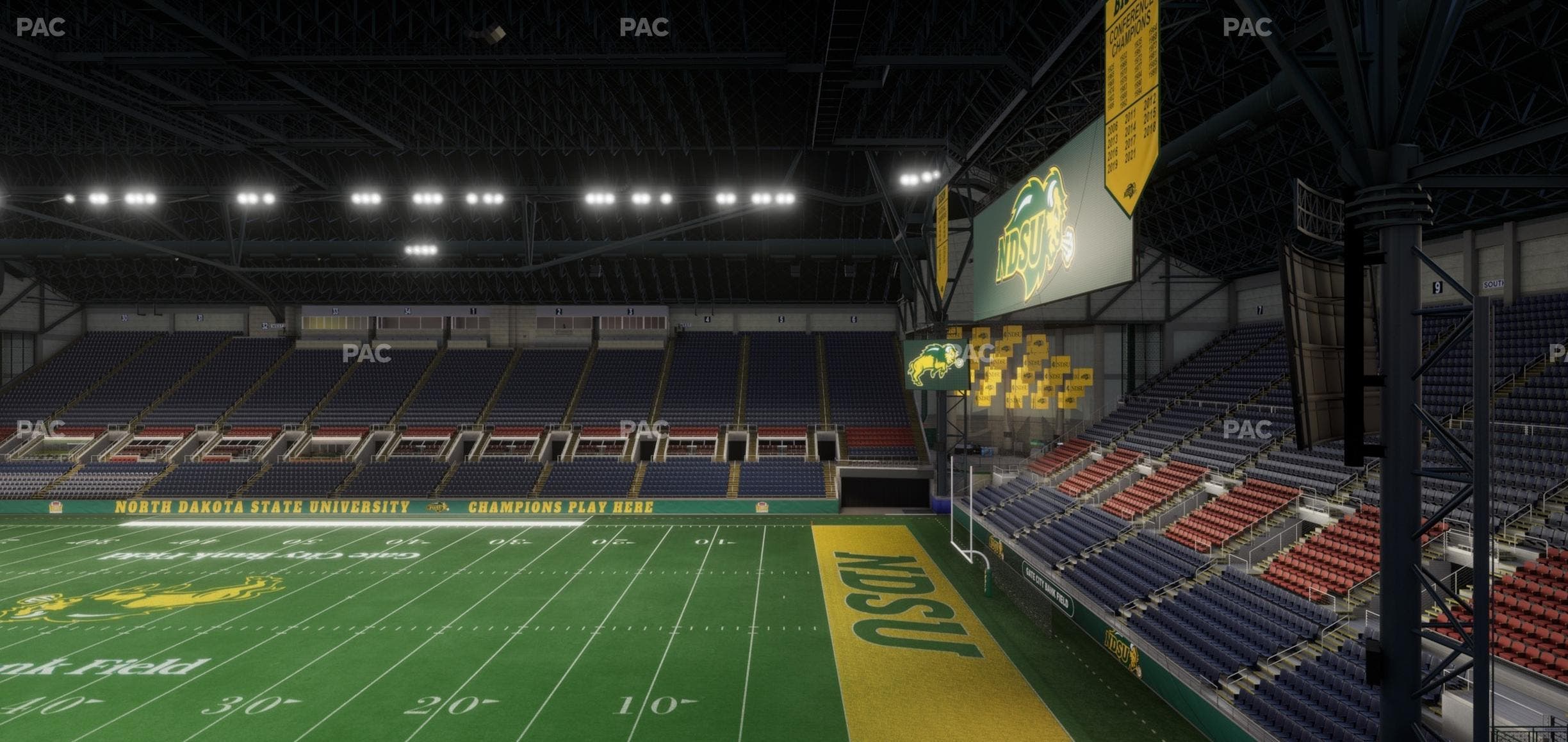 Fargodome - Section Elevated 14 Seat View