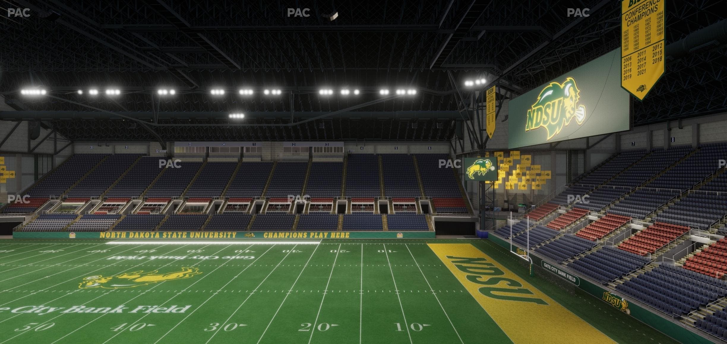 Fargodome - Section Elevated 15 Seat View