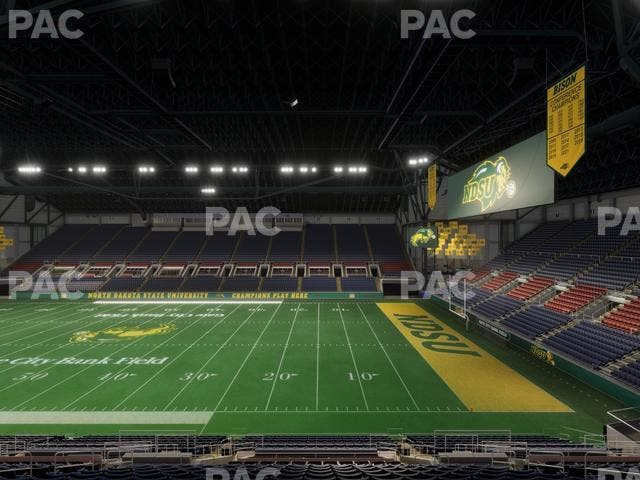 Fargodome - Section Elevated 15 Seat View