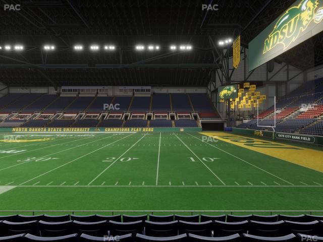 Fargodome - Section Elevated 15 Seat View