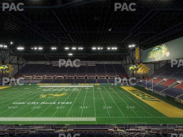 Fargodome - Section Elevated 16 Seat View