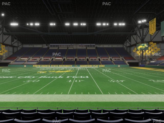 Fargodome - Section Elevated 17 Seat View