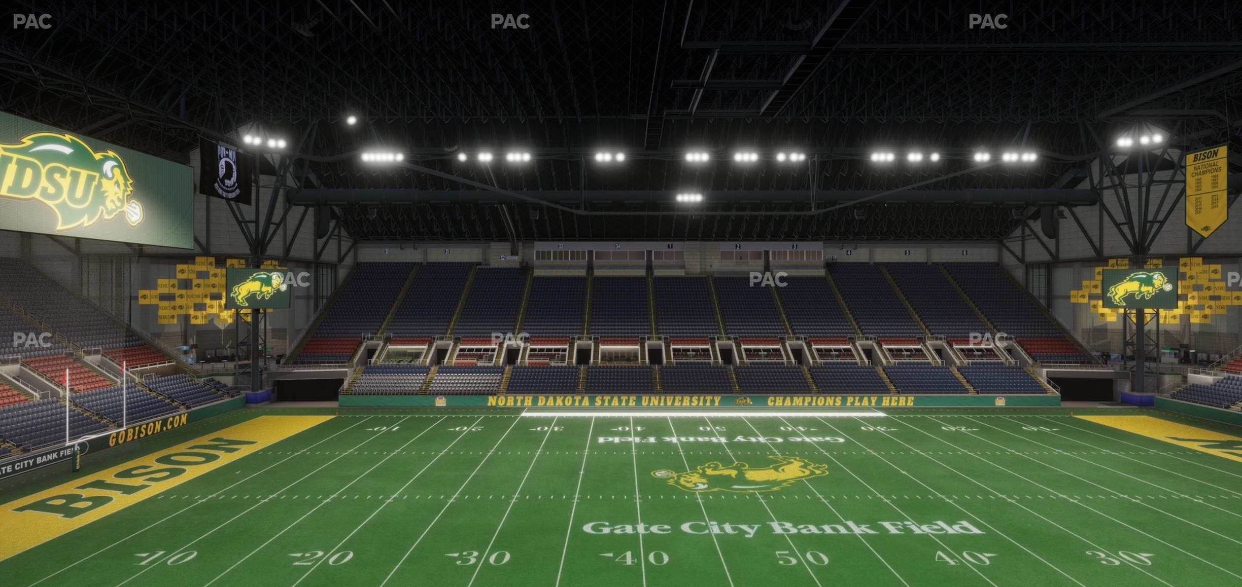 Fargodome - Section Elevated 19 Seat View