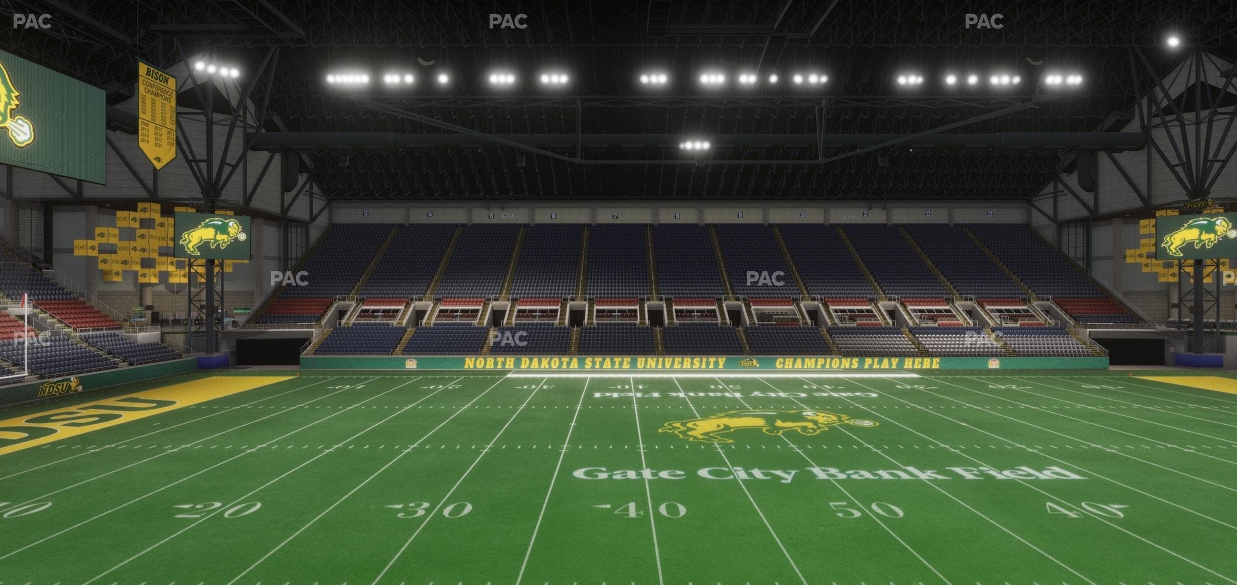Fargodome - Section Elevated 2 Seat View