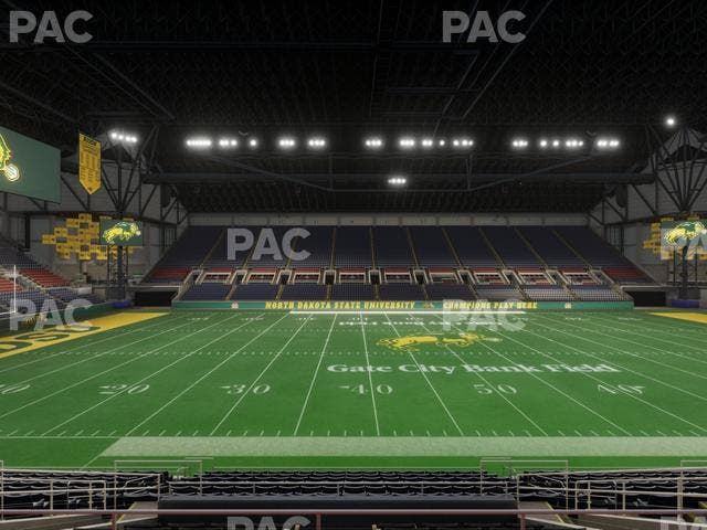 Fargodome - Section Elevated 2 Seat View