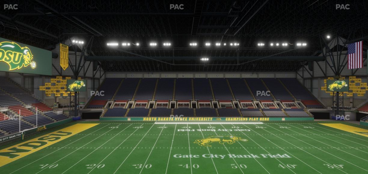 Fargodome - Section Elevated 2 Seat View