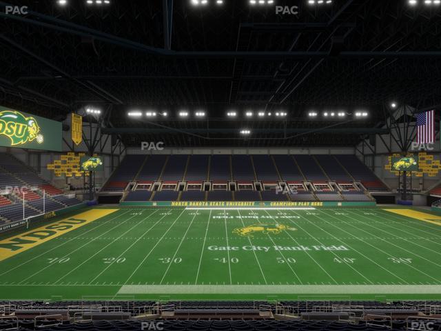 Fargodome - Section Elevated 2 Seat View