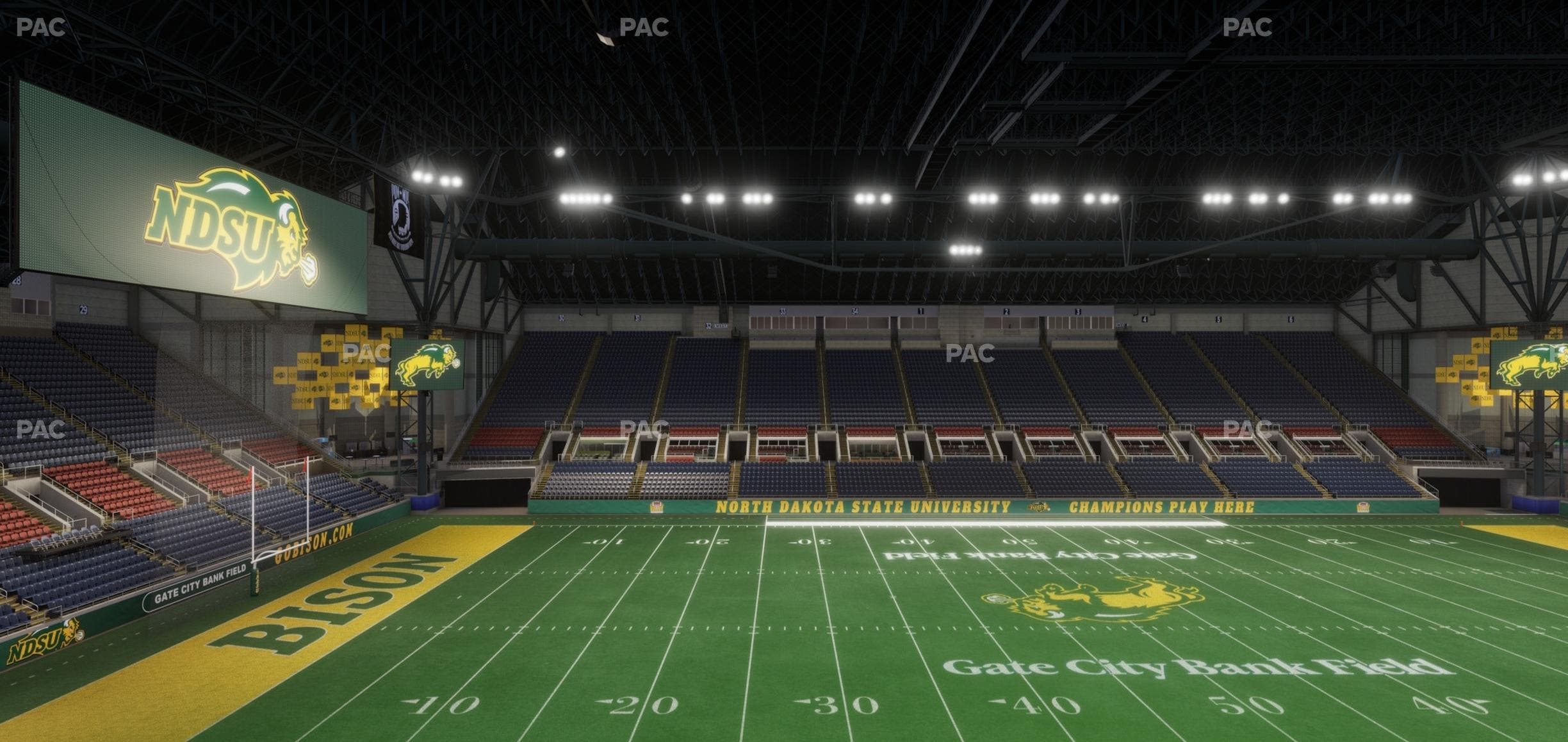 Fargodome - Section Elevated 20 Seat View