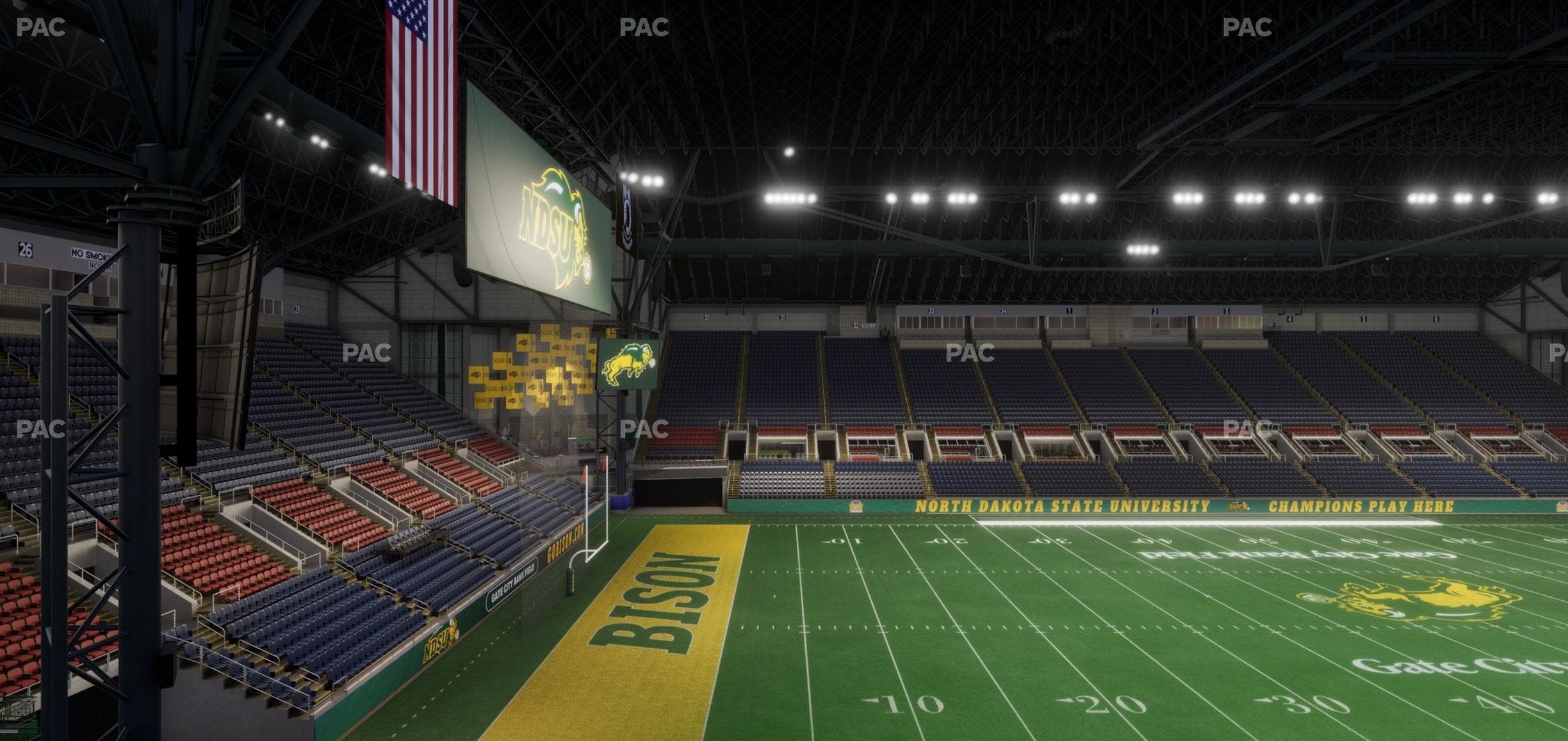 Fargodome - Section Elevated 22 Seat View