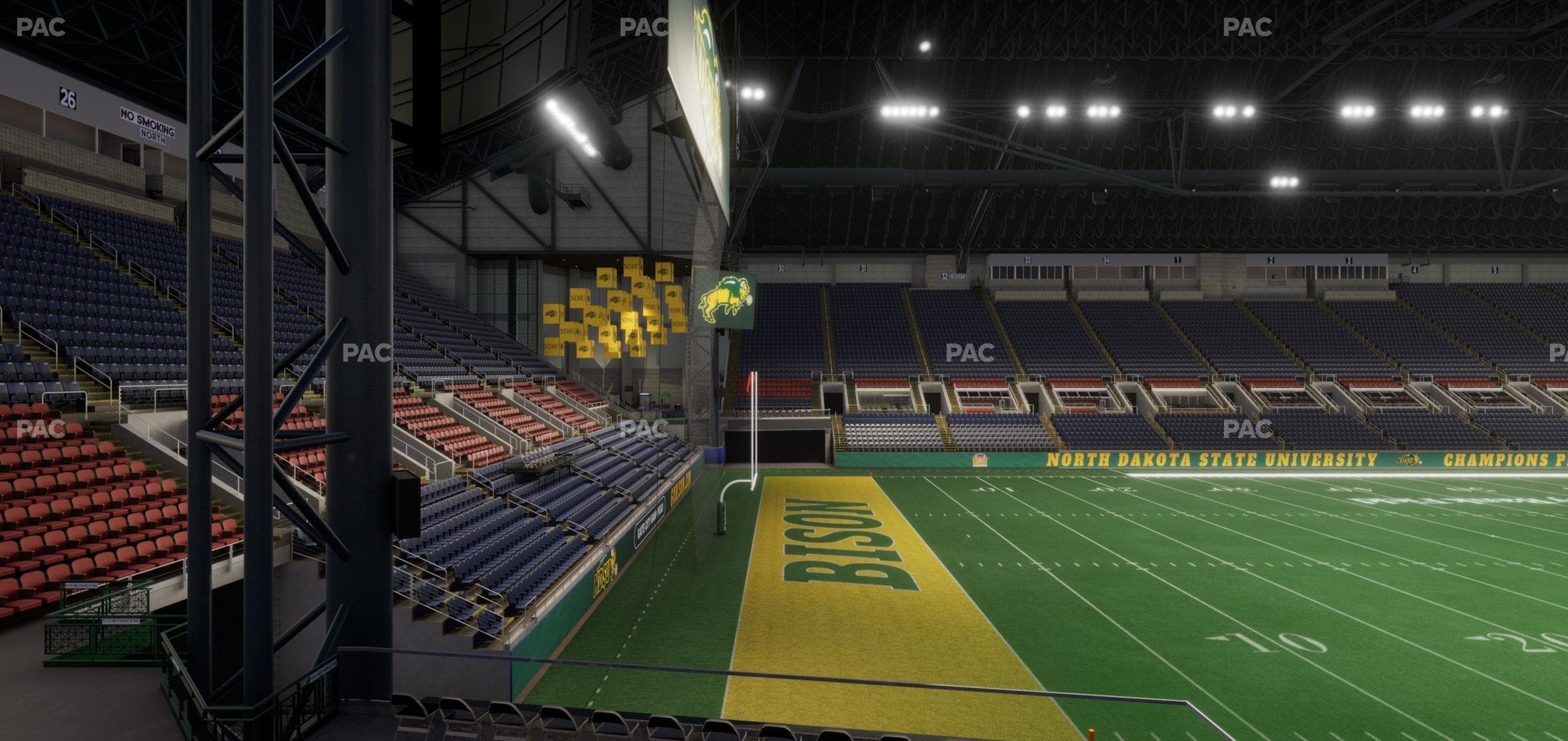 Fargodome - Section Elevated 23 Seat View