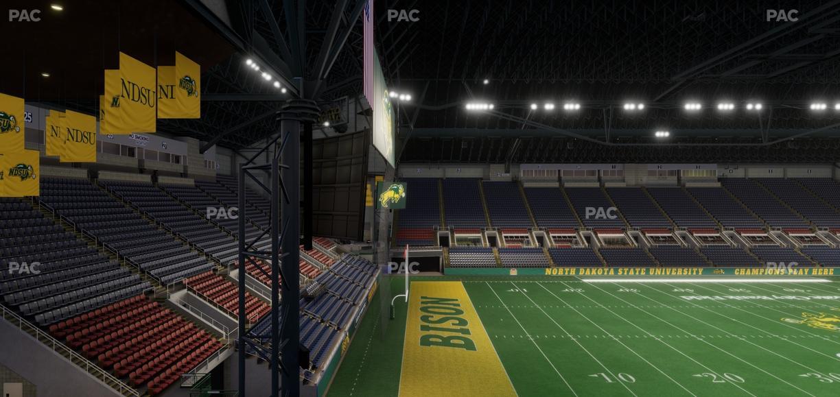 Fargodome - Section Elevated 23 Seat View