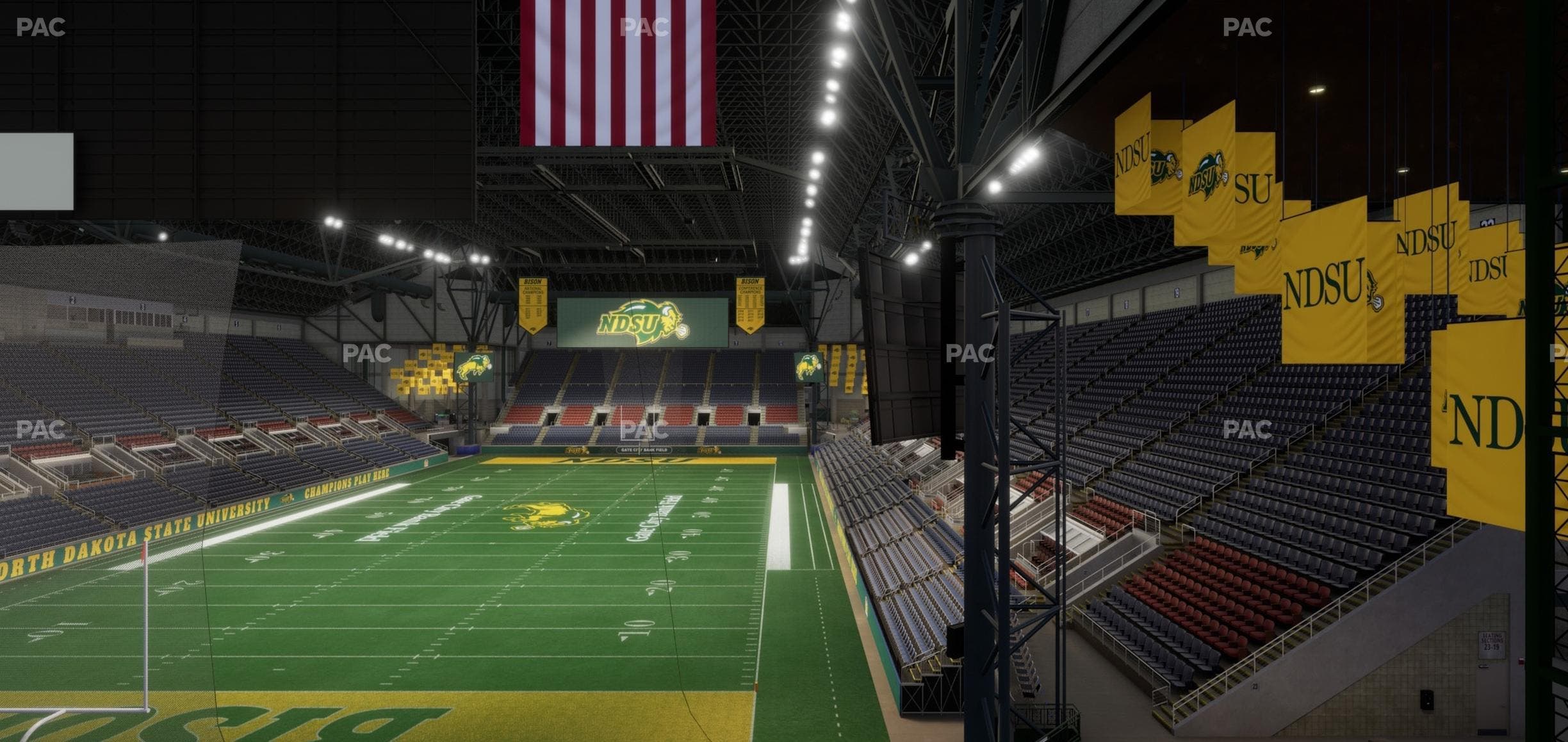 Fargodome - Section Elevated 24 Seat View