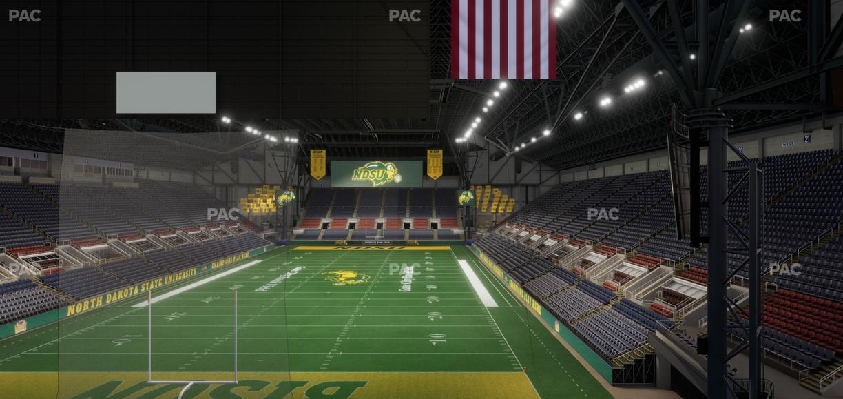 Fargodome - Section Elevated 25 Seat View