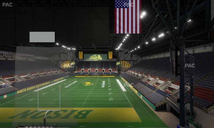 Fargodome - Section Elevated 25 Seat View