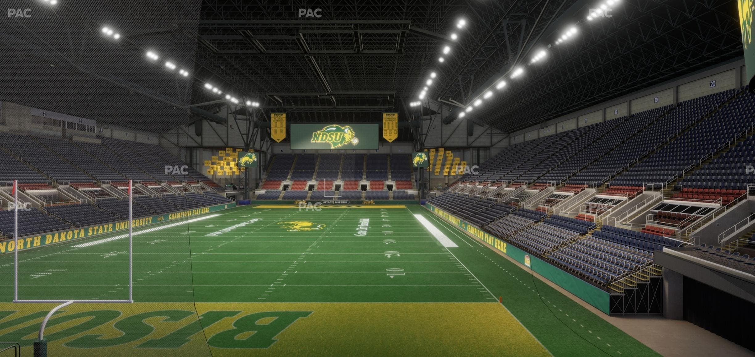 Fargodome - Section Elevated 25 Seat View