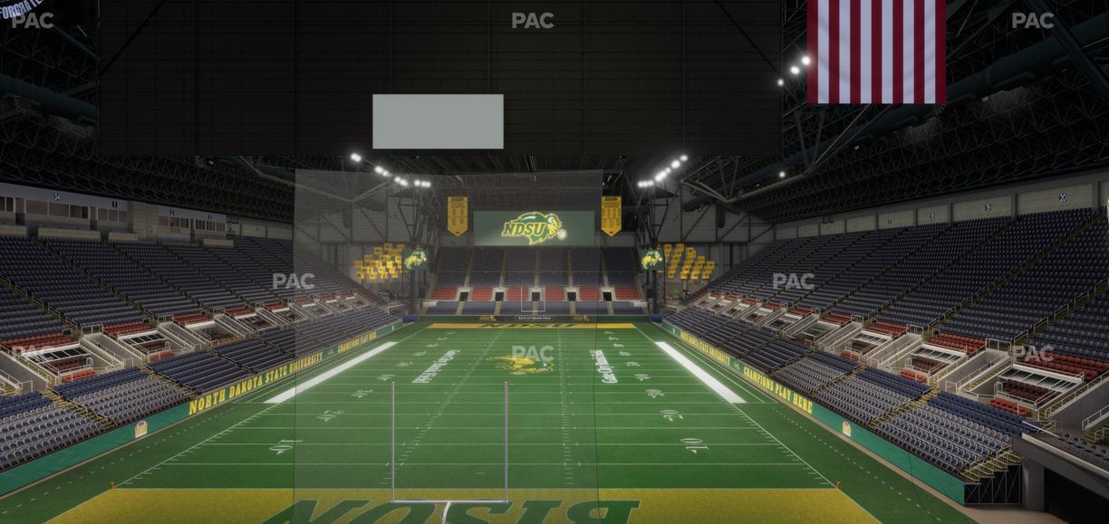 Fargodome - Section Elevated 26 Seat View