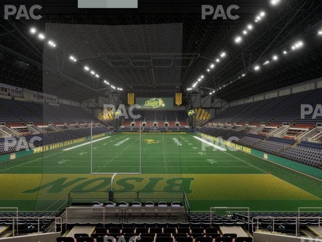 Fargodome - Section Elevated 26 Seat View
