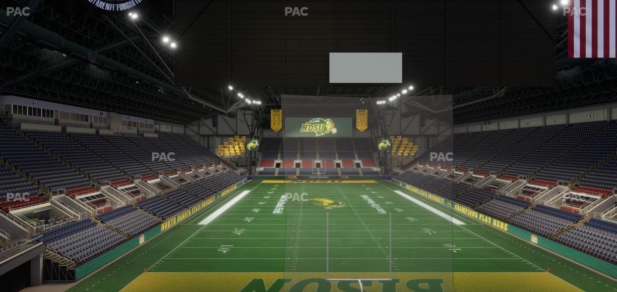 Fargodome - Section Elevated 27 Seat View
