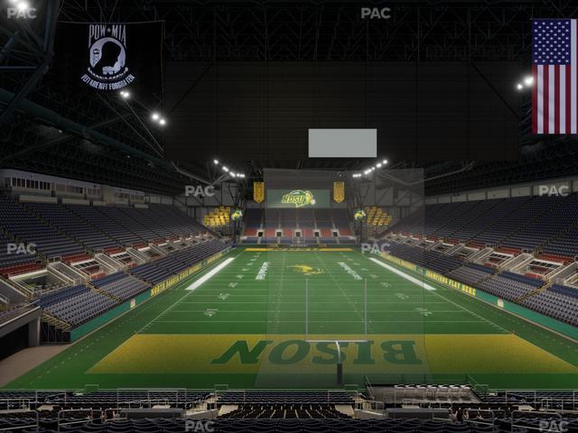 Fargodome - Section Elevated 27 Seat View