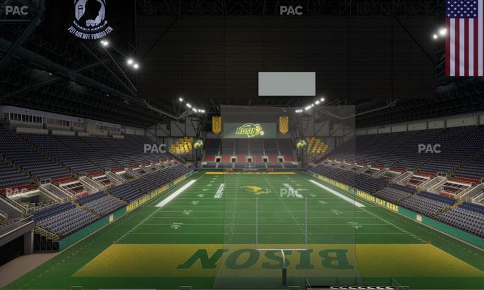 Fargodome - Section Elevated 27 Seat View