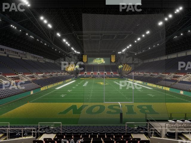 Fargodome - Section Elevated 27 Seat View