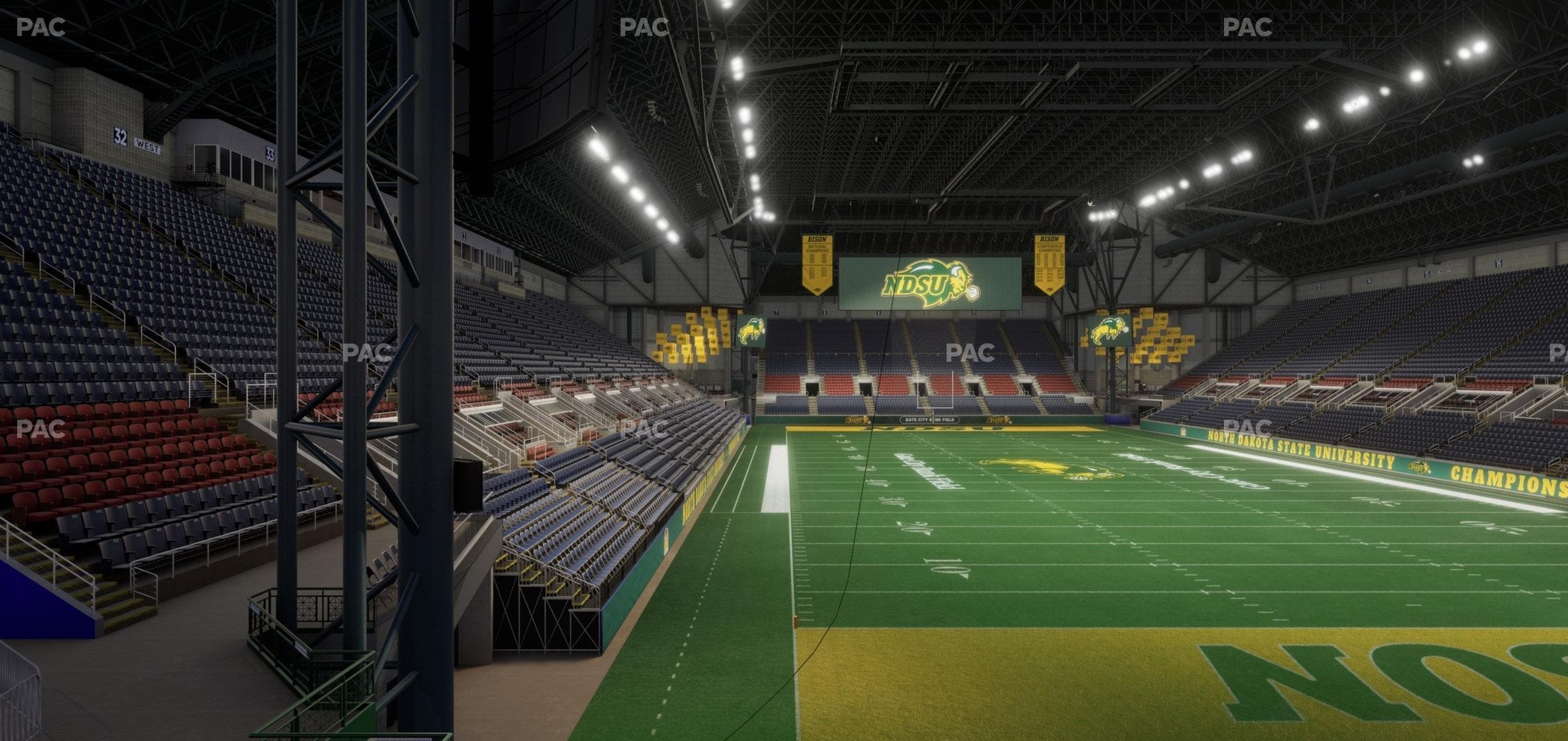 Fargodome - Section Elevated 29 Seat View