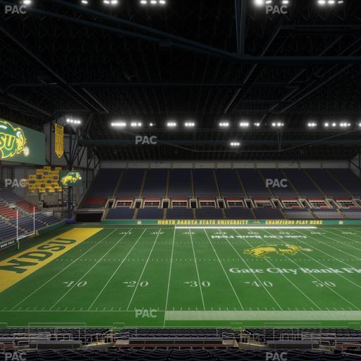 Fargodome - Section Elevated 3 Seat View