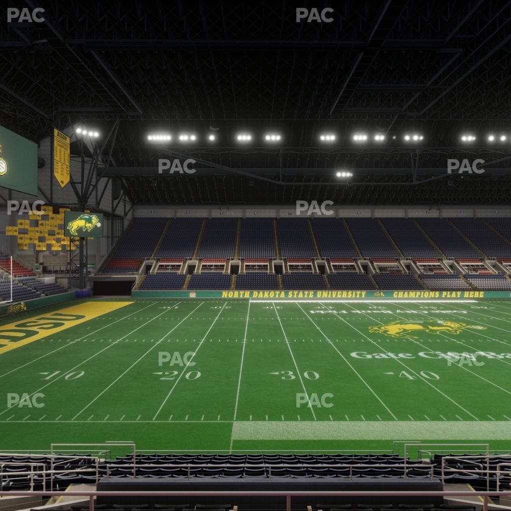 Fargodome - Section Elevated 3 Seat View