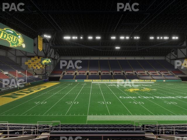 Fargodome - Section Elevated 3 Seat View