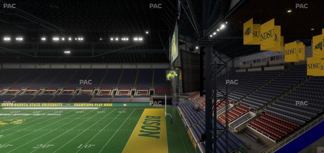Fargodome - Section Elevated 30 Seat View