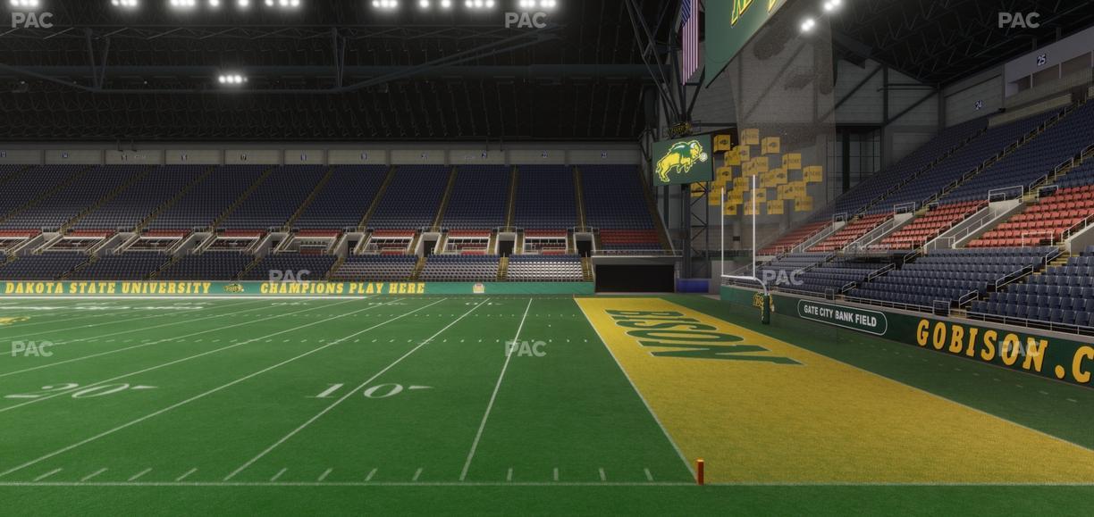 Fargodome - Section Elevated 31 Seat View