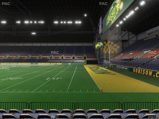 Fargodome - Section Elevated 31 Seat View