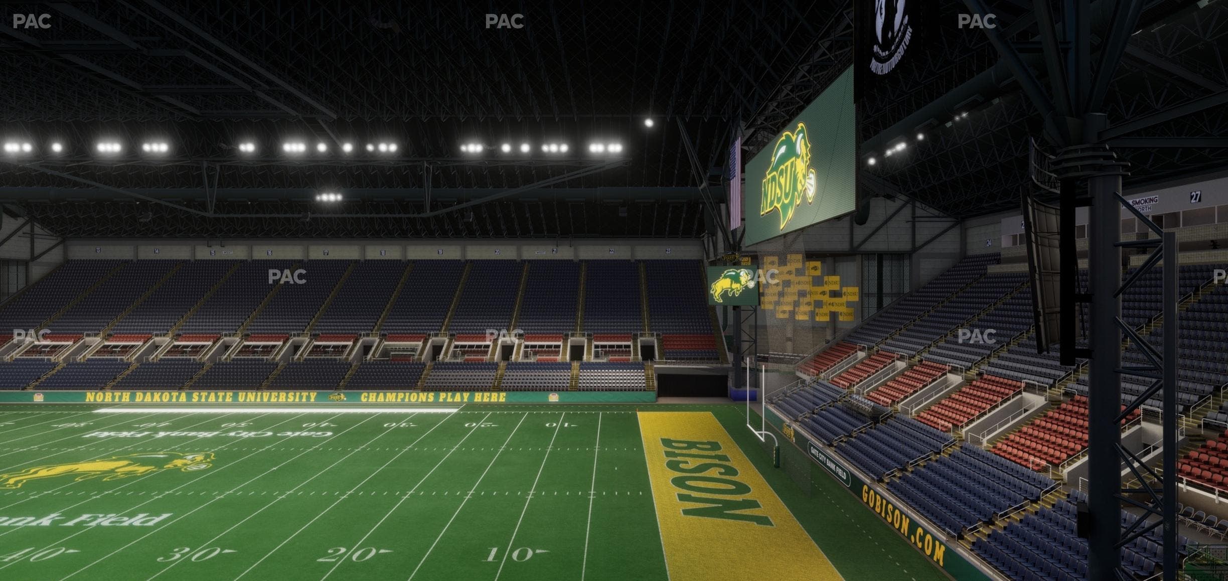Fargodome - Section Elevated 31 Seat View