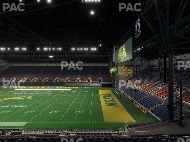 Fargodome - Section Elevated 31 Seat View