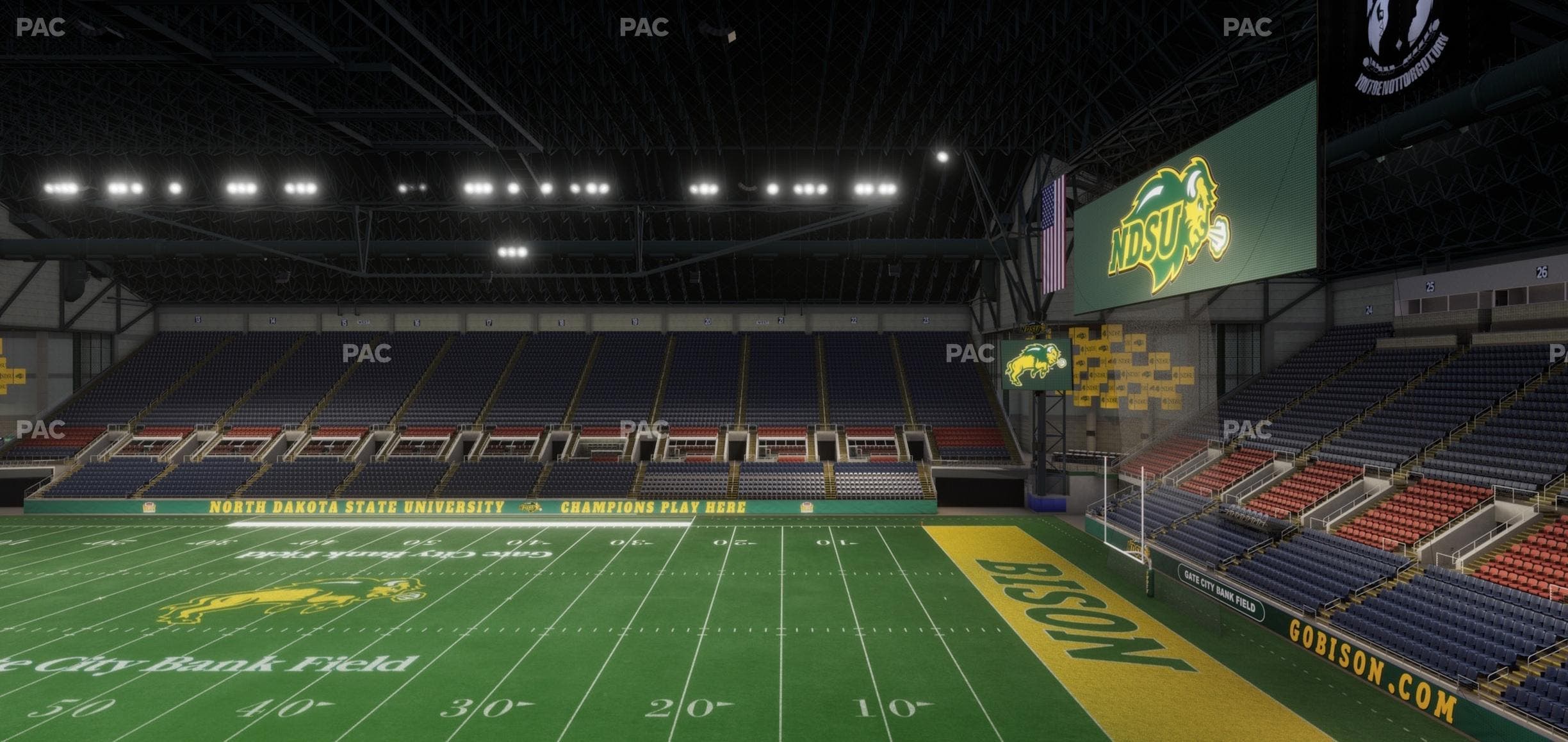 Fargodome - Section Elevated 32 Seat View