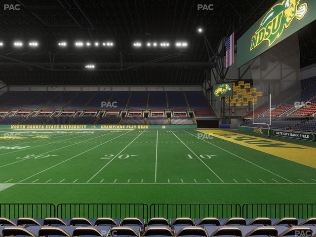 Fargodome - Section Elevated 32 Seat View