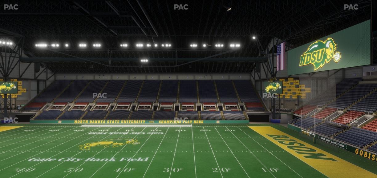 Fargodome - Section Elevated 33 Seat View