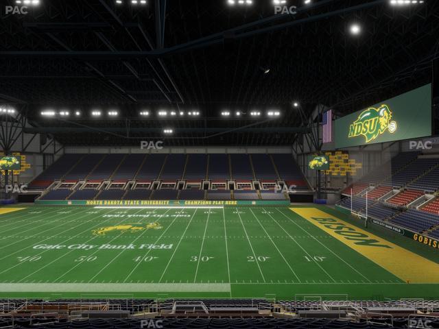 Fargodome - Section Elevated 33 Seat View