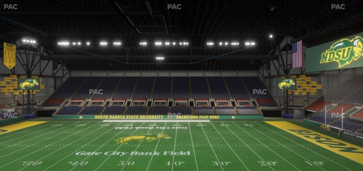 Fargodome - Section Elevated 34 Seat View