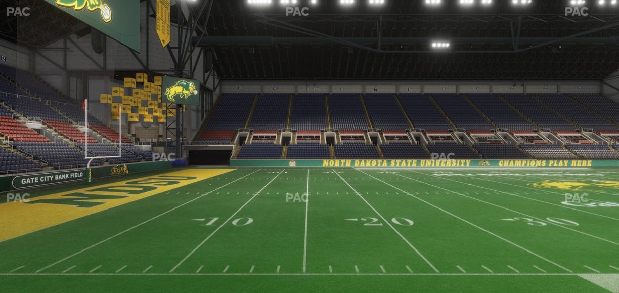 Fargodome - Section Elevated 4 Seat View