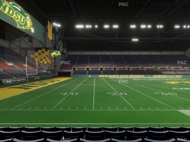 Fargodome - Section Elevated 4 Seat View