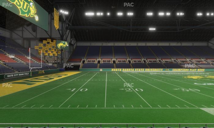 Fargodome - Section Elevated 4 Seat View