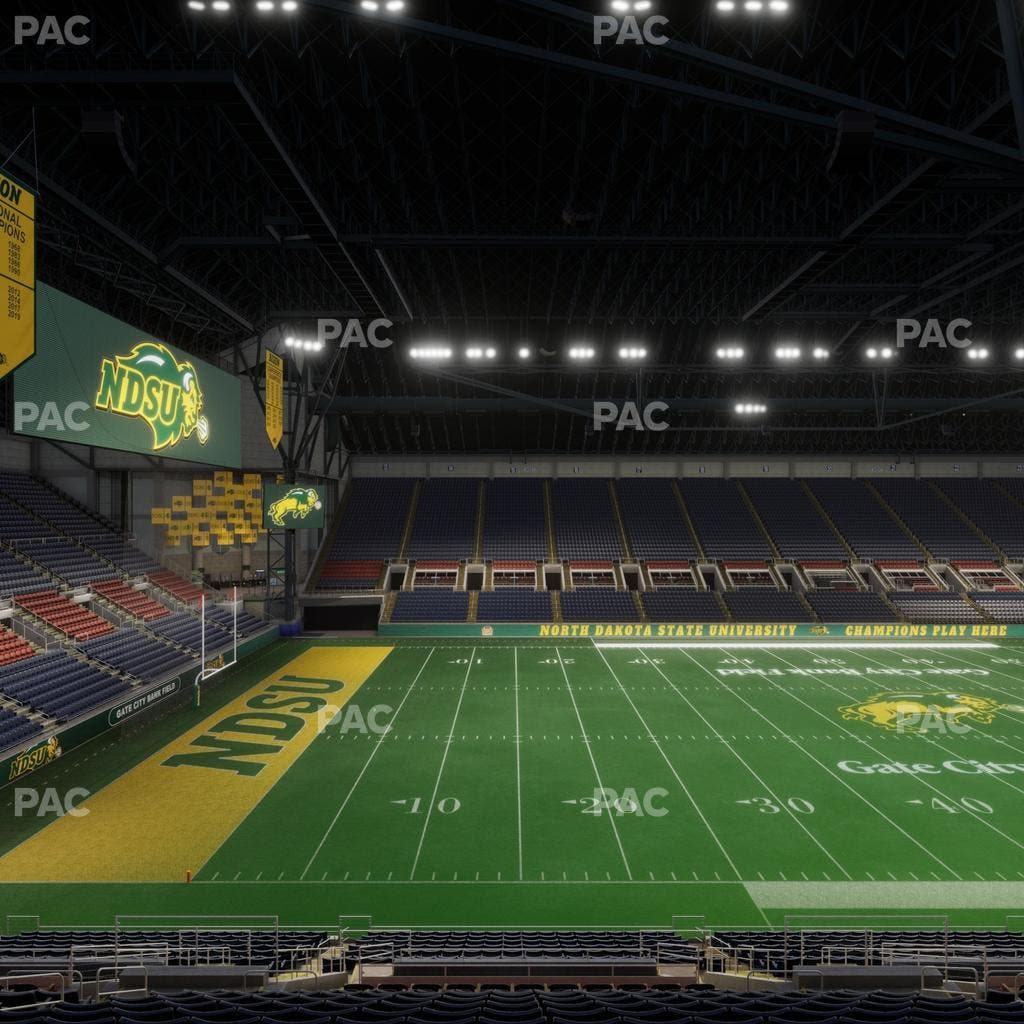 Fargodome - Section Elevated 4 Seat View