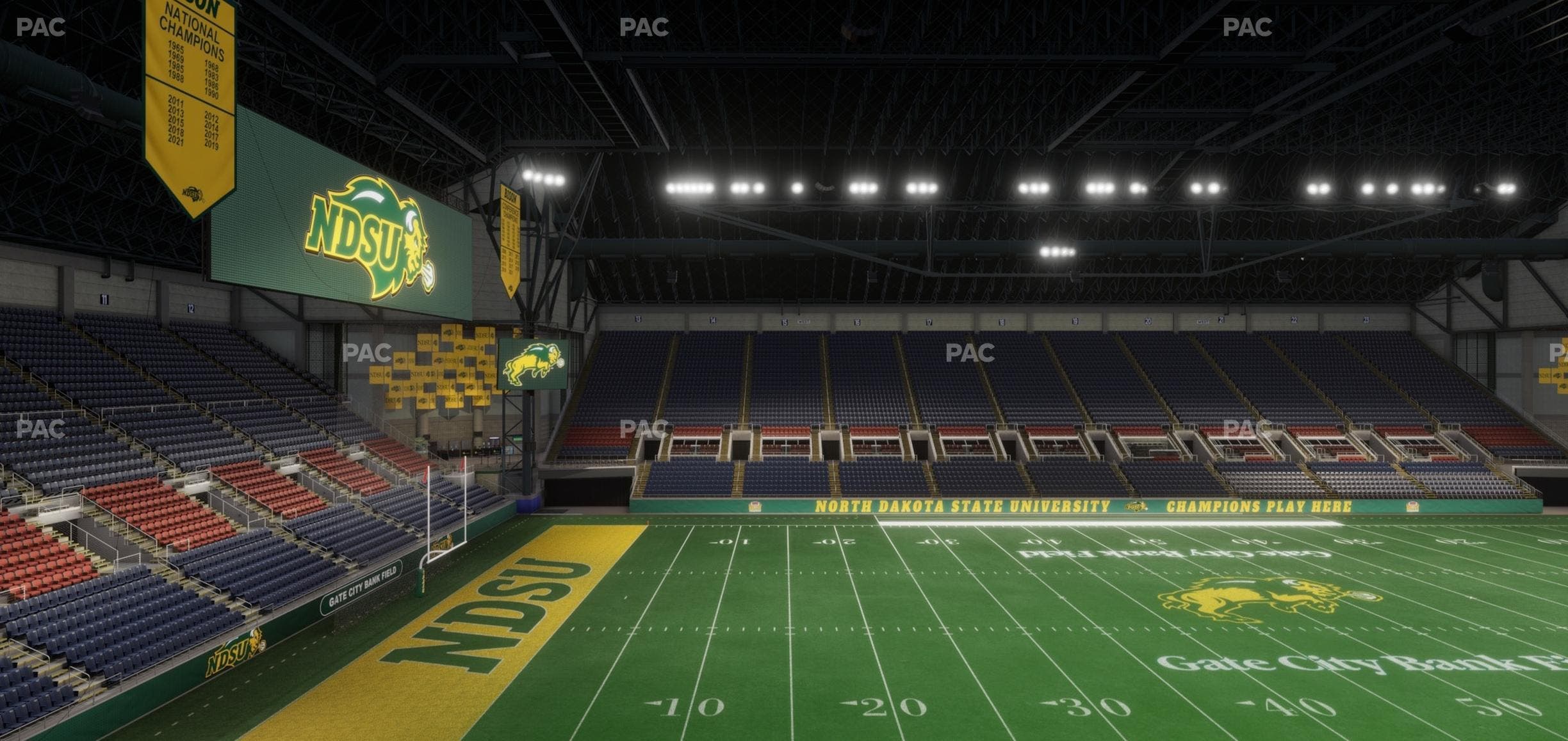 Fargodome - Section Elevated 4 Seat View