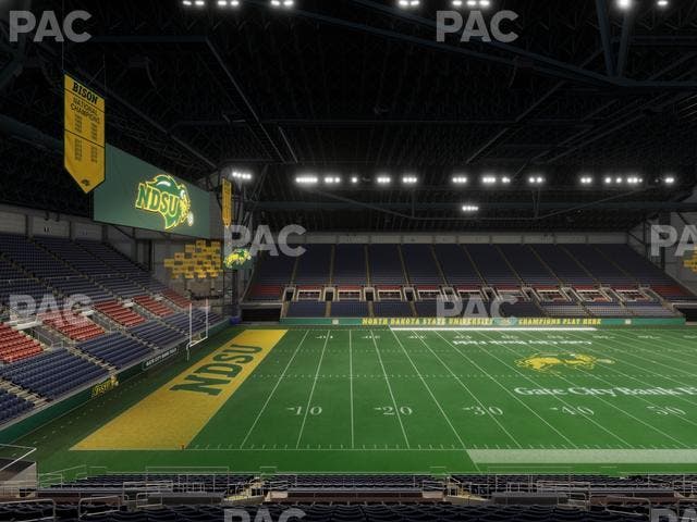Fargodome - Section Elevated 4 Seat View
